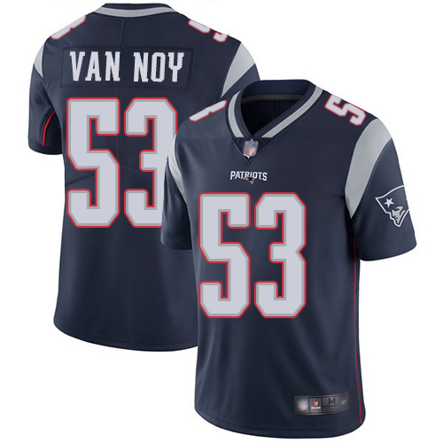 New England Patriots Football 53 Vapor Limited Navy Blue Men Kyle Van Noy Home NFL Jersey